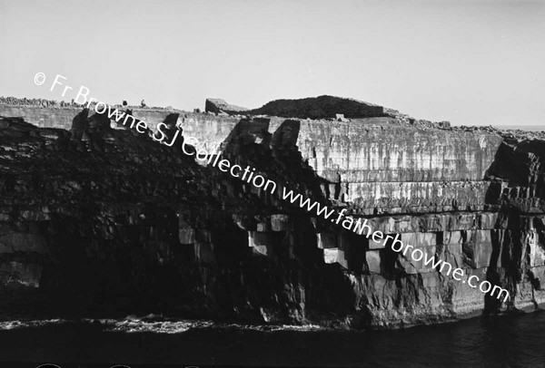 WAVES BREAKING ON CLIFFS